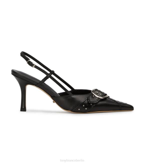 niedrige Absätze| de Tony Bianco Frauen Sadie-Heels schwarze Komo 4624268